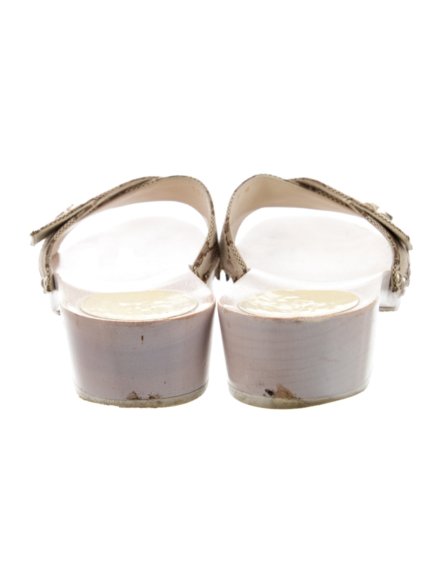 Gucci GG Canvas Canvas Slides